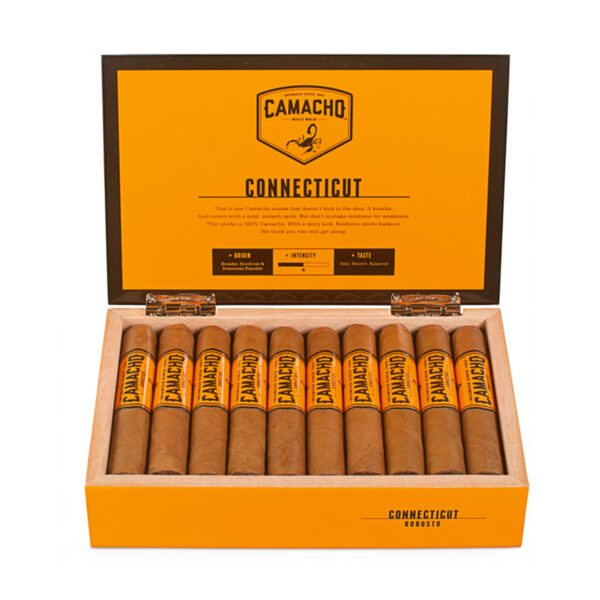 Puro Camacho Connecticut Robusto - Caja C/20 Puros