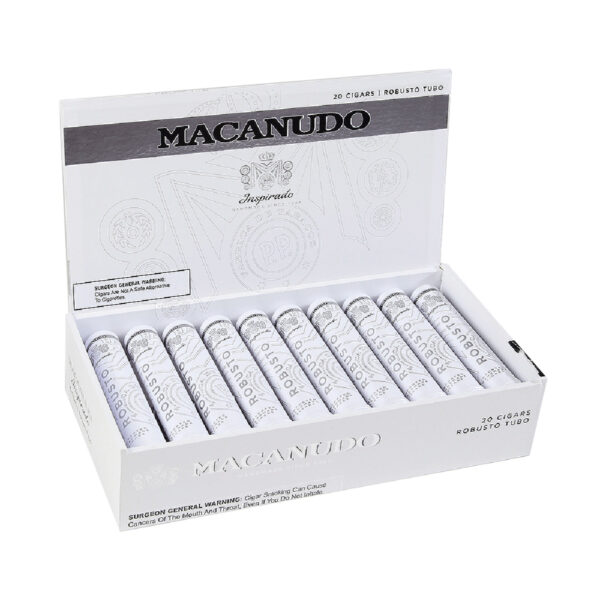 Macanudo Inspirado White Robusto Tubo C/20